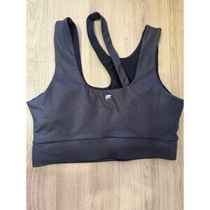 Fabletics Black Sports Bra Padded, No Wire, Women’s Sz M